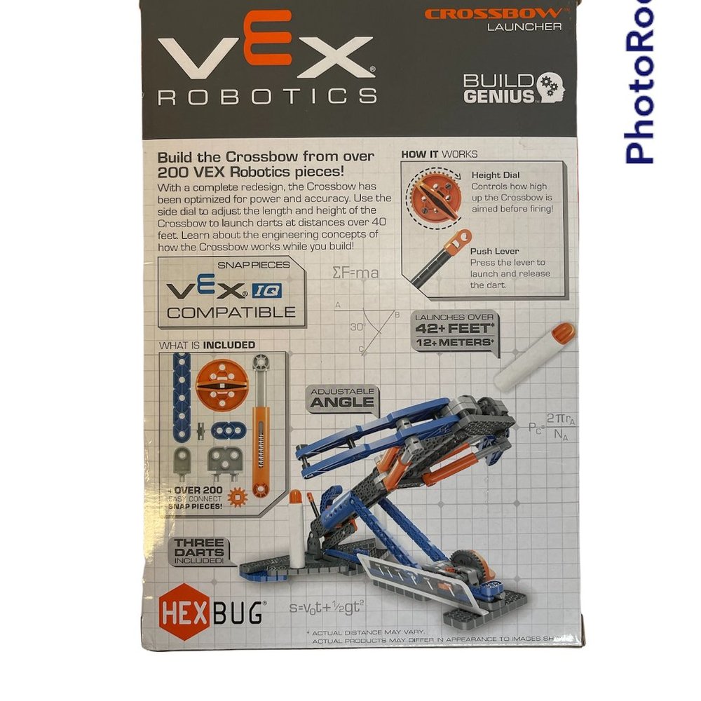NIB HexBug Toy Vex Crossbow Launcher STEM Learning Building Kit - Picture 2 of 3